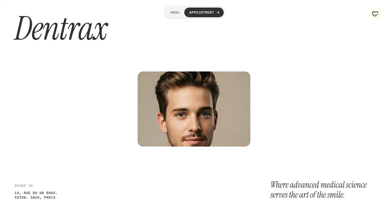 Dentrax template preview