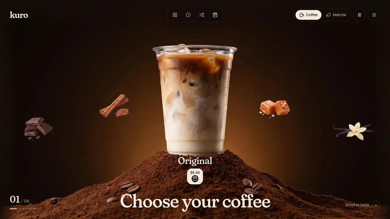 Vorschau der Vorlage Kuro Coffee