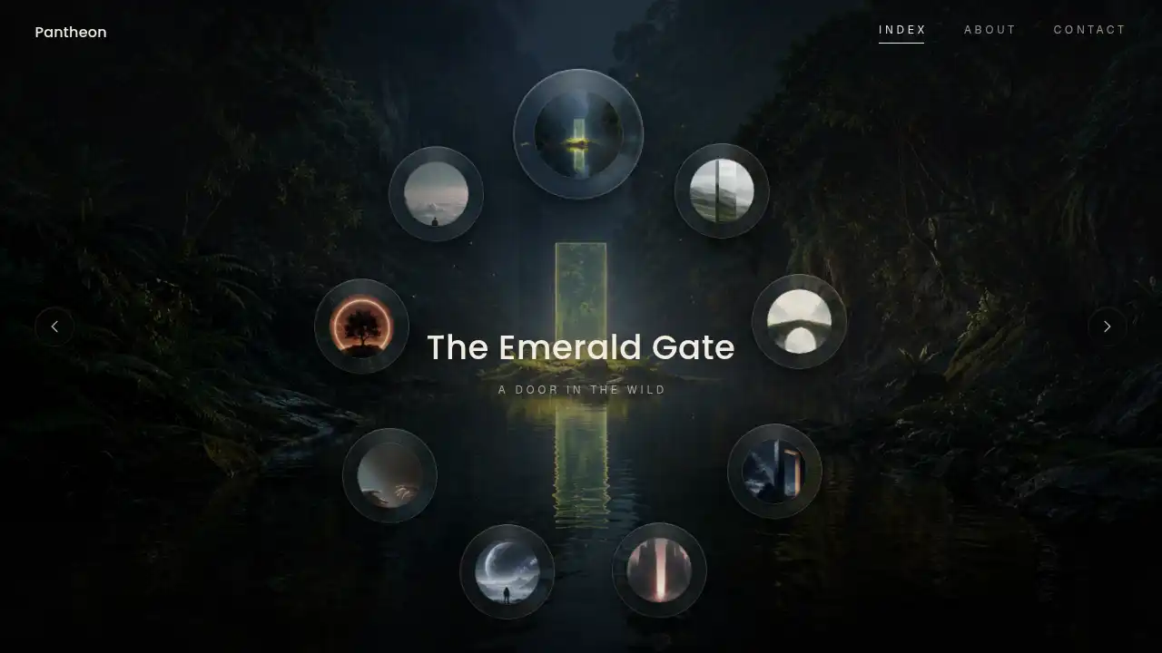 Pantheon template preview