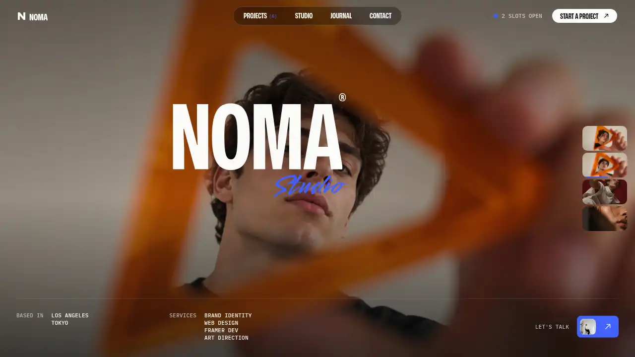 Noma Studio template preview