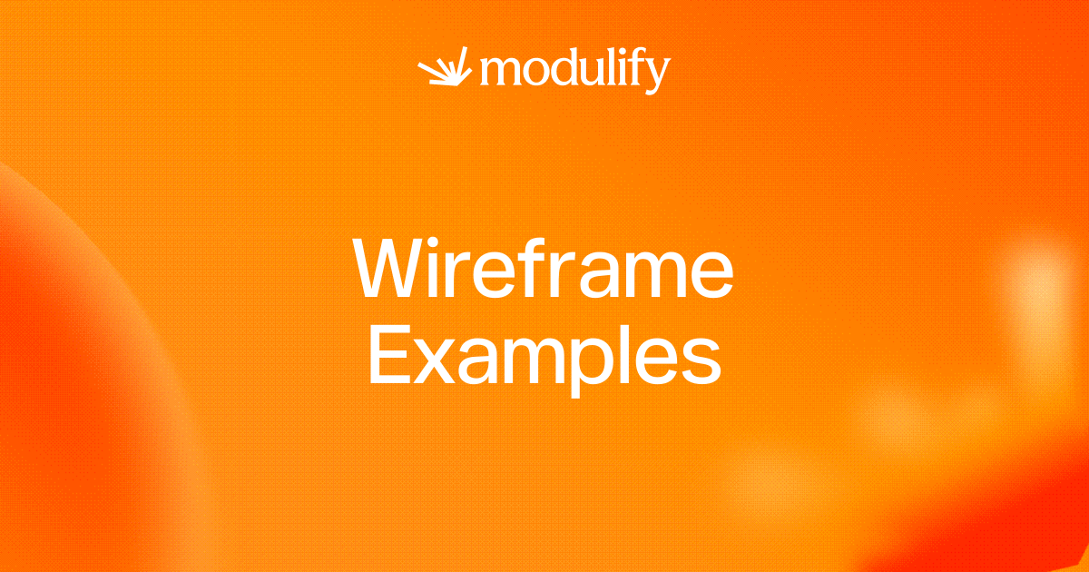 Wireframe Examples for Common Projects