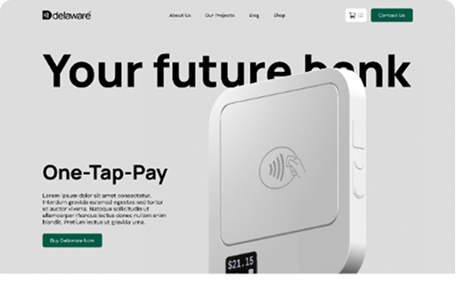 Generated website example